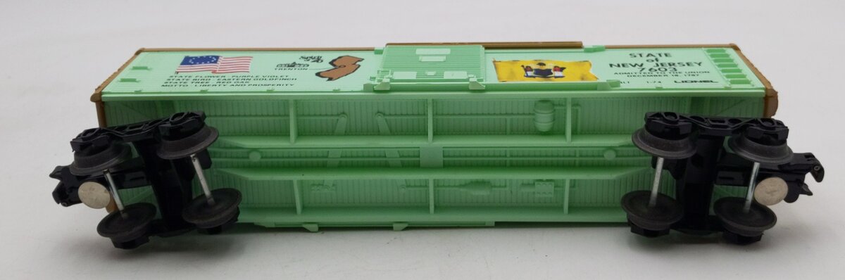 Lionel 6-7603 O Gauge State of New Jersey Boxcar VG/Box
