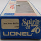 Lionel 6-7603 O Gauge State of New Jersey Boxcar VG/Box