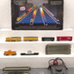 Bachmann 01113 Santa Fe Silver Series Complete HO Gauge Diesel Train Set VG/Box