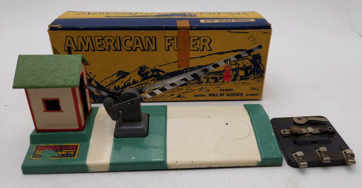 American Flyer 600 Vintage S Crossing Gate VG/Box