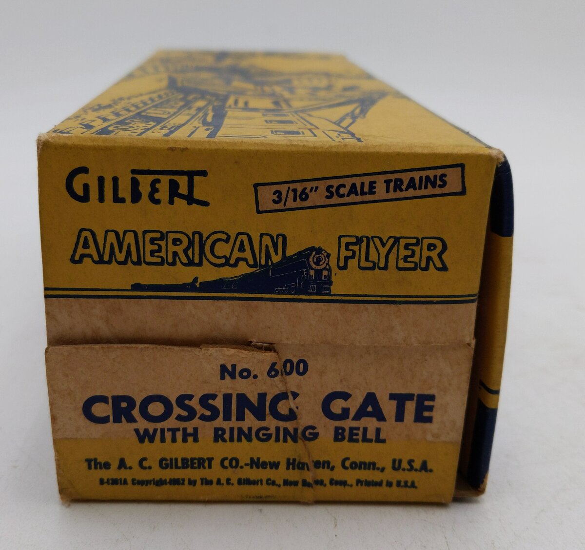 American Flyer 600 Vintage S Crossing Gate VG/Box