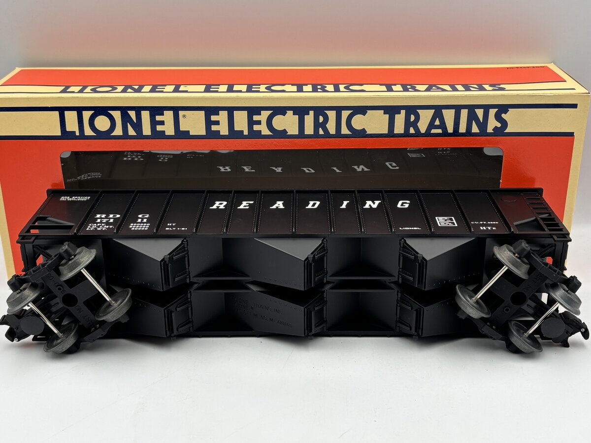 Lionel 6-17111 O Gauge Reading 3-Bay Hopper with Coal Load EX/Box
