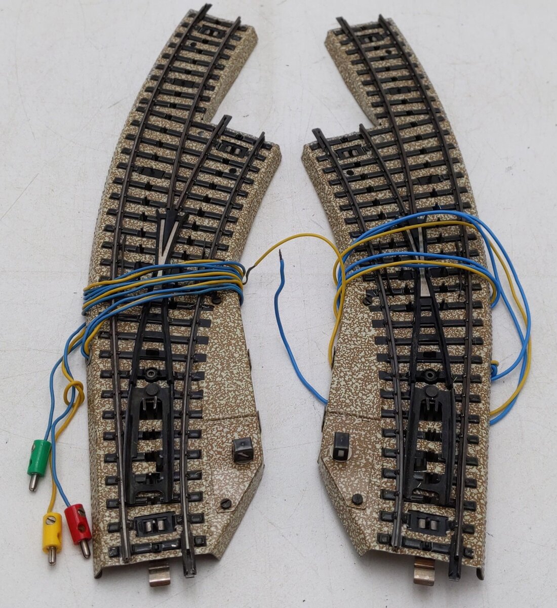 Marklin 5140 HO Curved Electric 2-Way Switches/Turnouts (Pair of 2) EX/Box