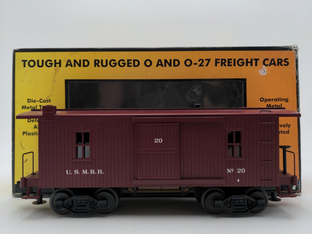 MTH 30-7792 O Gauge Union Army Caboose #20 EX/Box