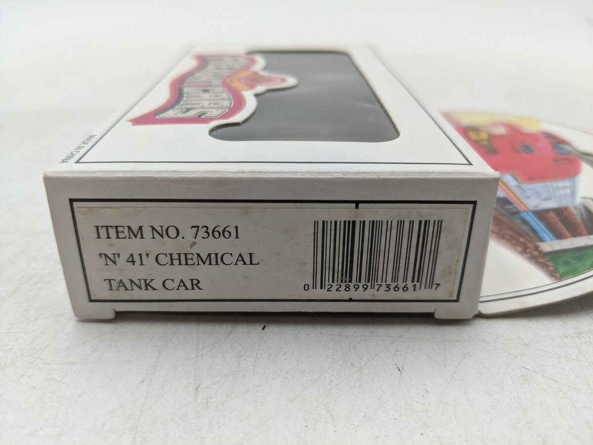Bachmann 73661 N Scale Owenwood Chemicals 41' Chemical Tank Car #554 EX/Box