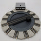 Bachmann 46799 N Nickel Silver E-Z Track Motorized Turntable EX