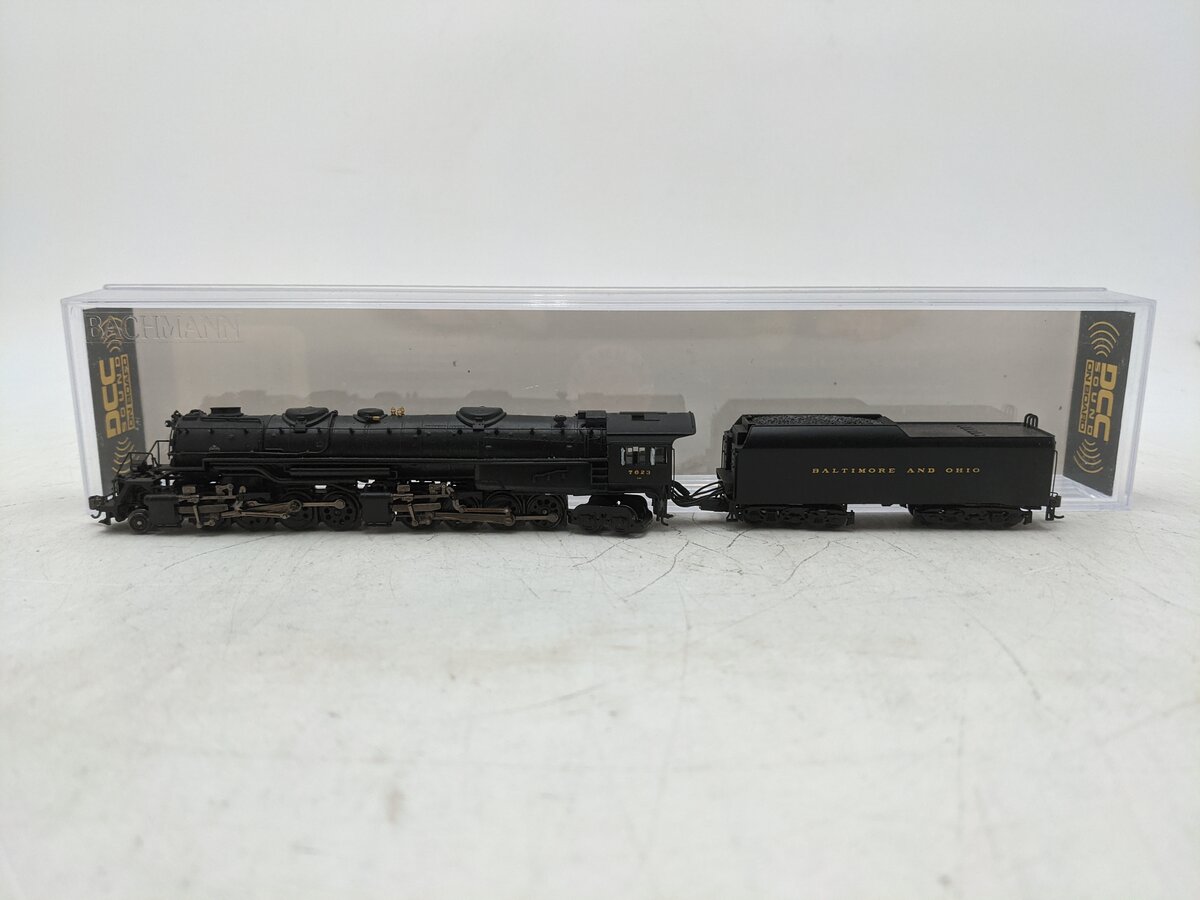 Bachmann 80853 N Baltimore & Ohio EM-1 2-8-8-4 Steam Locomotive DCC Sound #7623 EX/Box