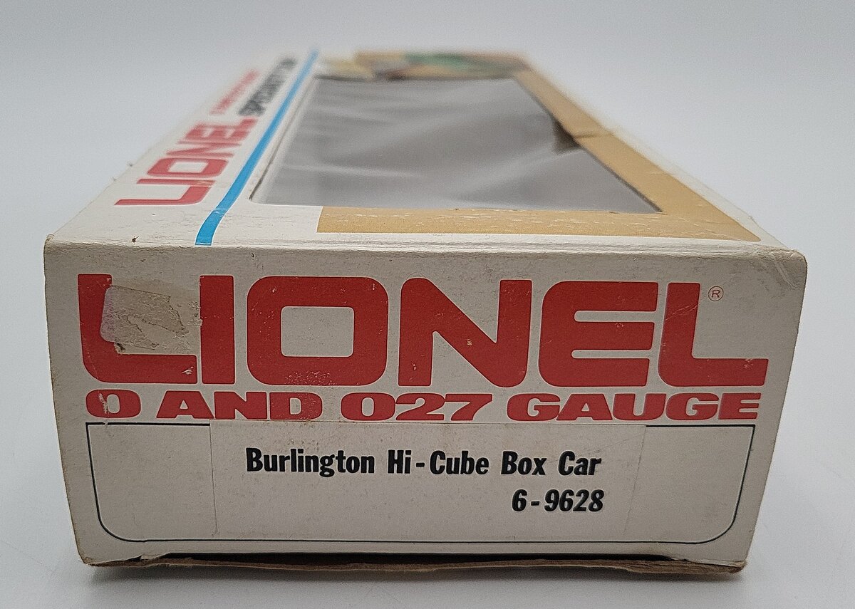 Lionel 6-9628 O Gauge Burlington Northern Hi Cube Boxcar LN/Box