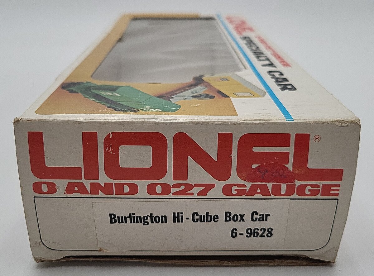 Lionel 6-9628 O Gauge Burlington Northern Hi Cube Boxcar LN/Box