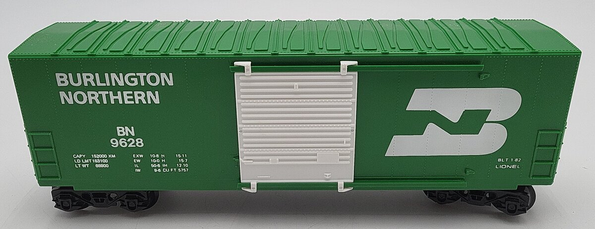 Lionel 6-9628 O Gauge Burlington Northern Hi Cube Boxcar LN/Box