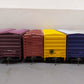 HO Scale Assorted CUSTOM Freight Cars: 25122, 25150, 97221, 3000, 481895 [6] EX