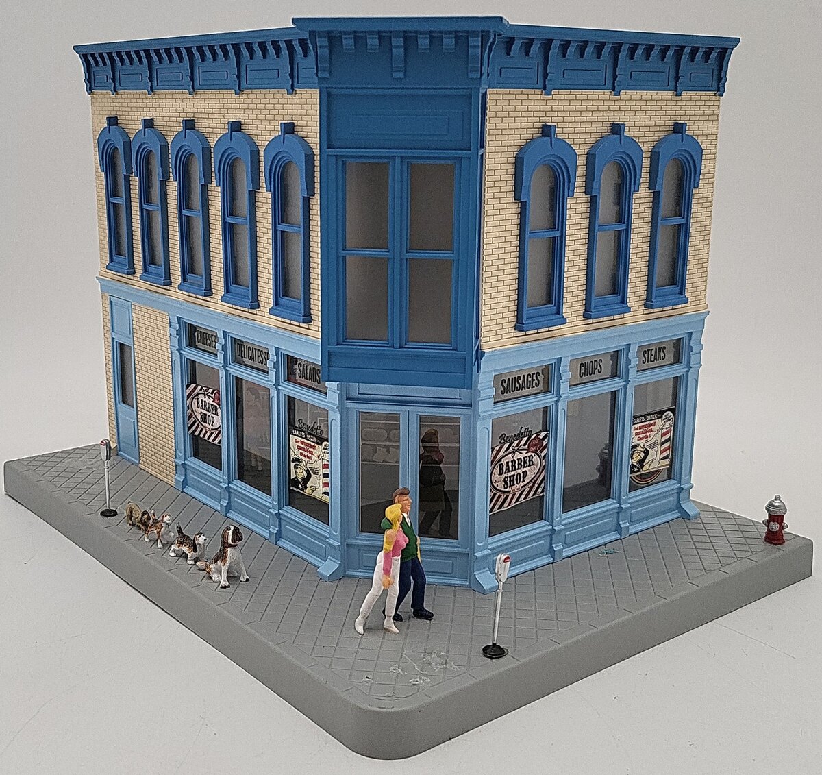 MTH 30-90476 Benedetto Brooklyn Meat's & Deli Opposite Corner Building w/ Sign