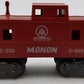 Marx C-350 Vintage O Scale Monon Window Caboose EX