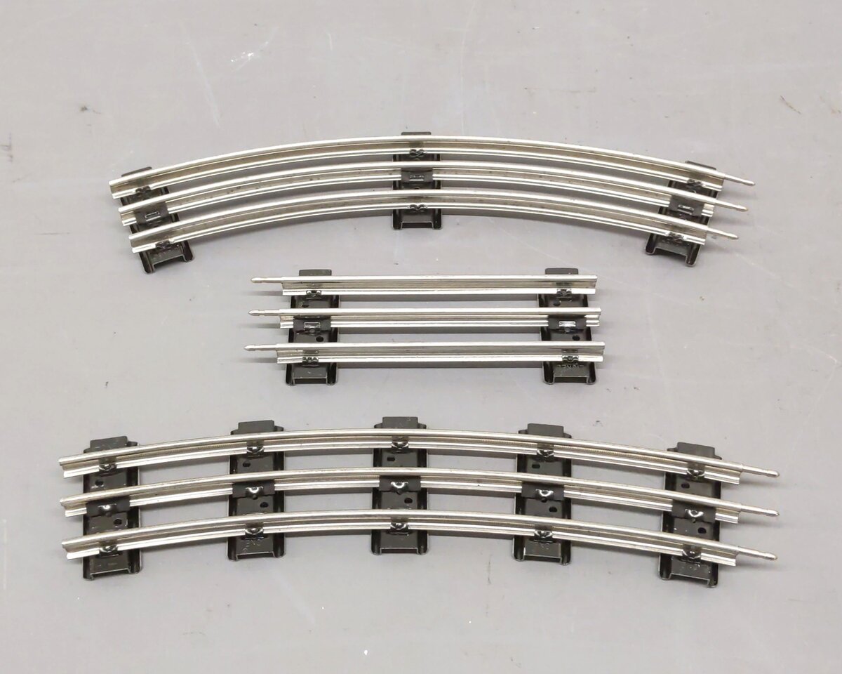Lionel O Gauge Assorted Curved & Straight Tubular Track Sections [28] EX