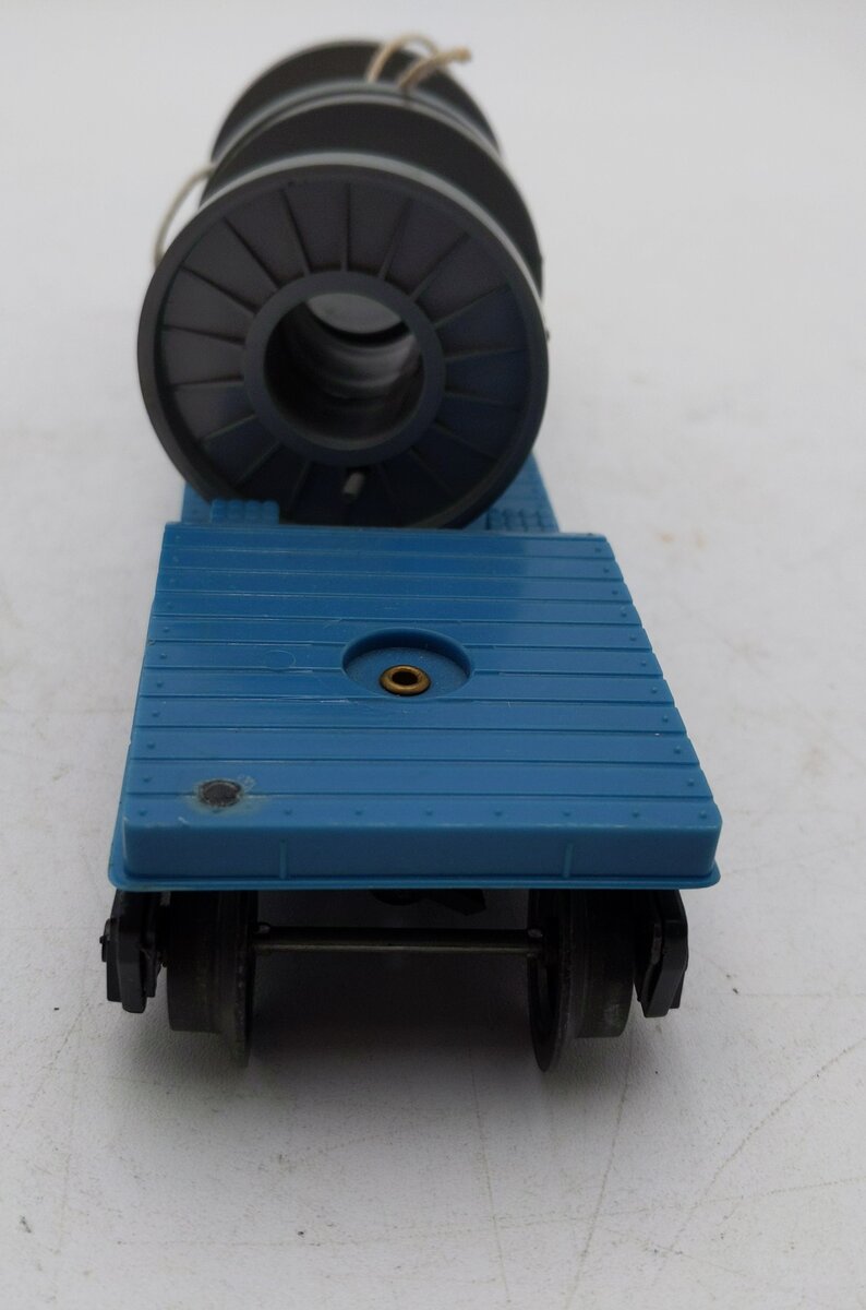 Marx 4566 Vintage O CWEX Depressed Center Cable Reel Flatcar EX
