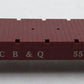 Marx 5545 Vintage O CB&Q Flatcar No Load VG