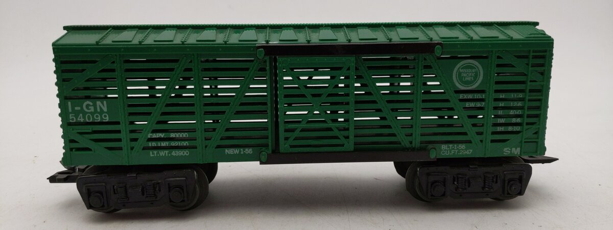 Marx 54099 Vintage O Missouri Pacific Stock Car EX