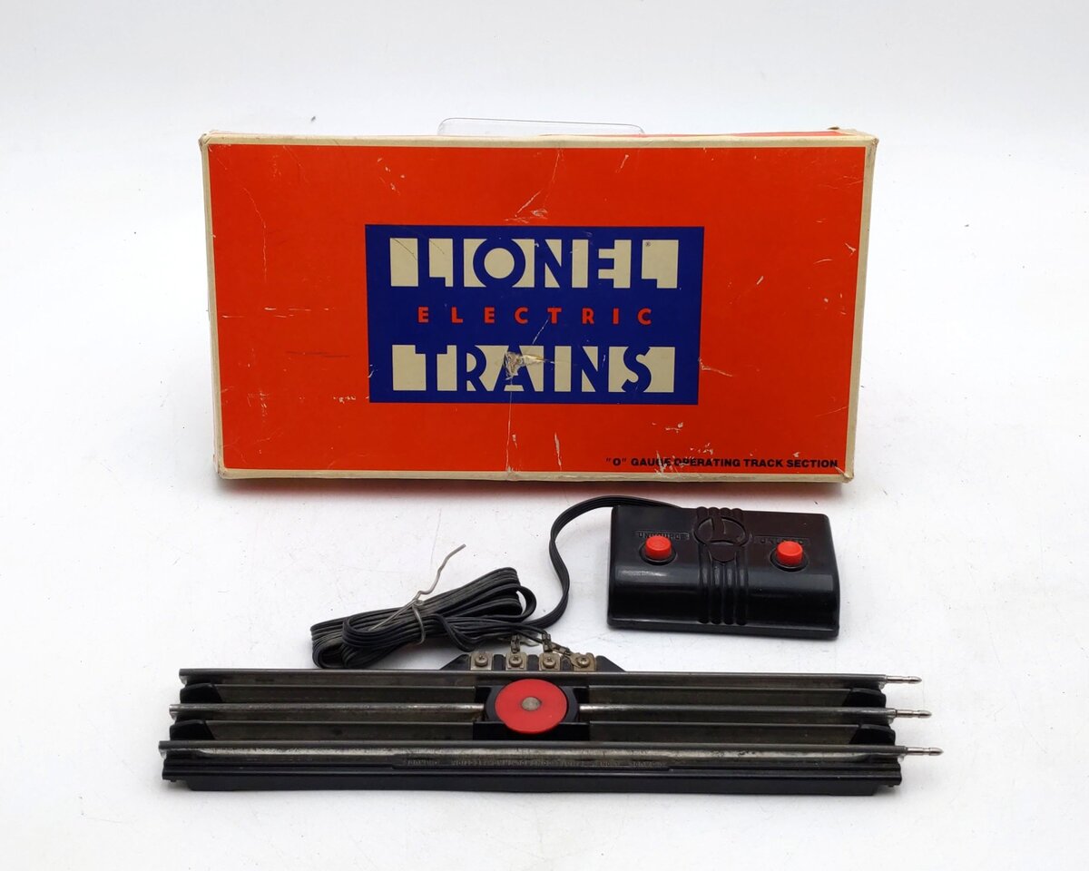 Lionel 6-5530 O Gauge Operating Track Section VG/Box