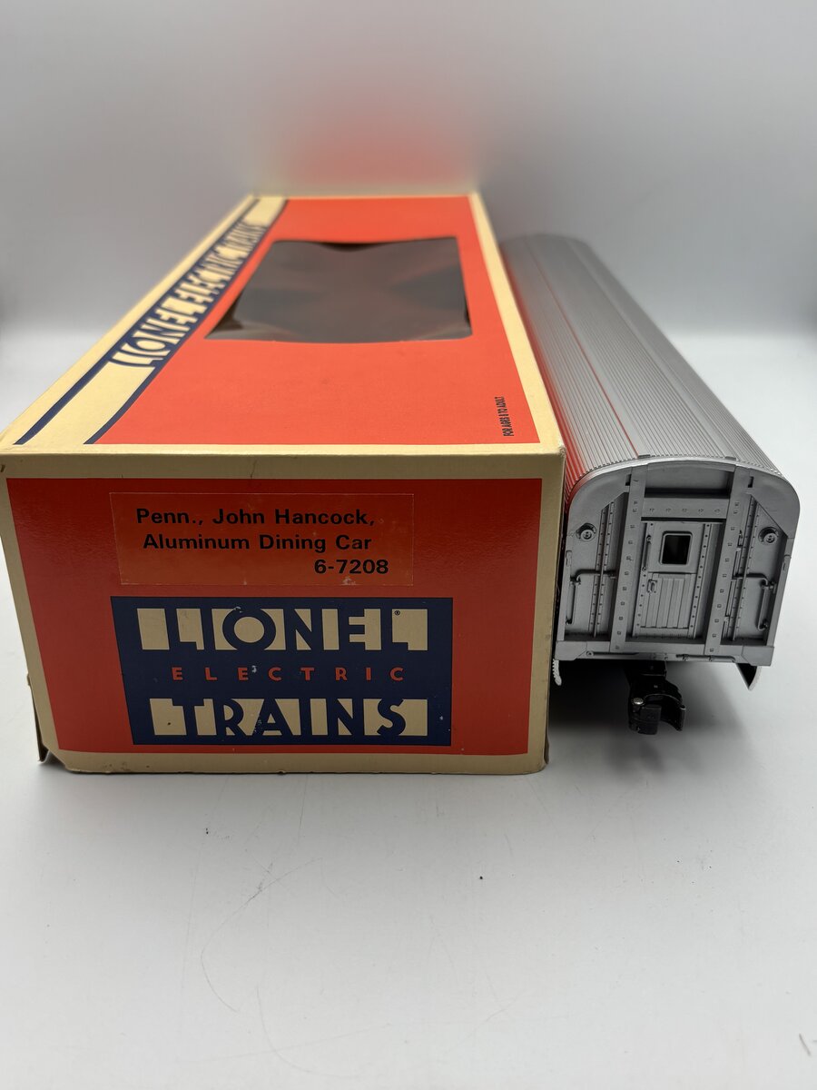 Lionel 6-7208 O Gauge Pennsylvania "John Hancock" Aluminum Dining Car EX/Box