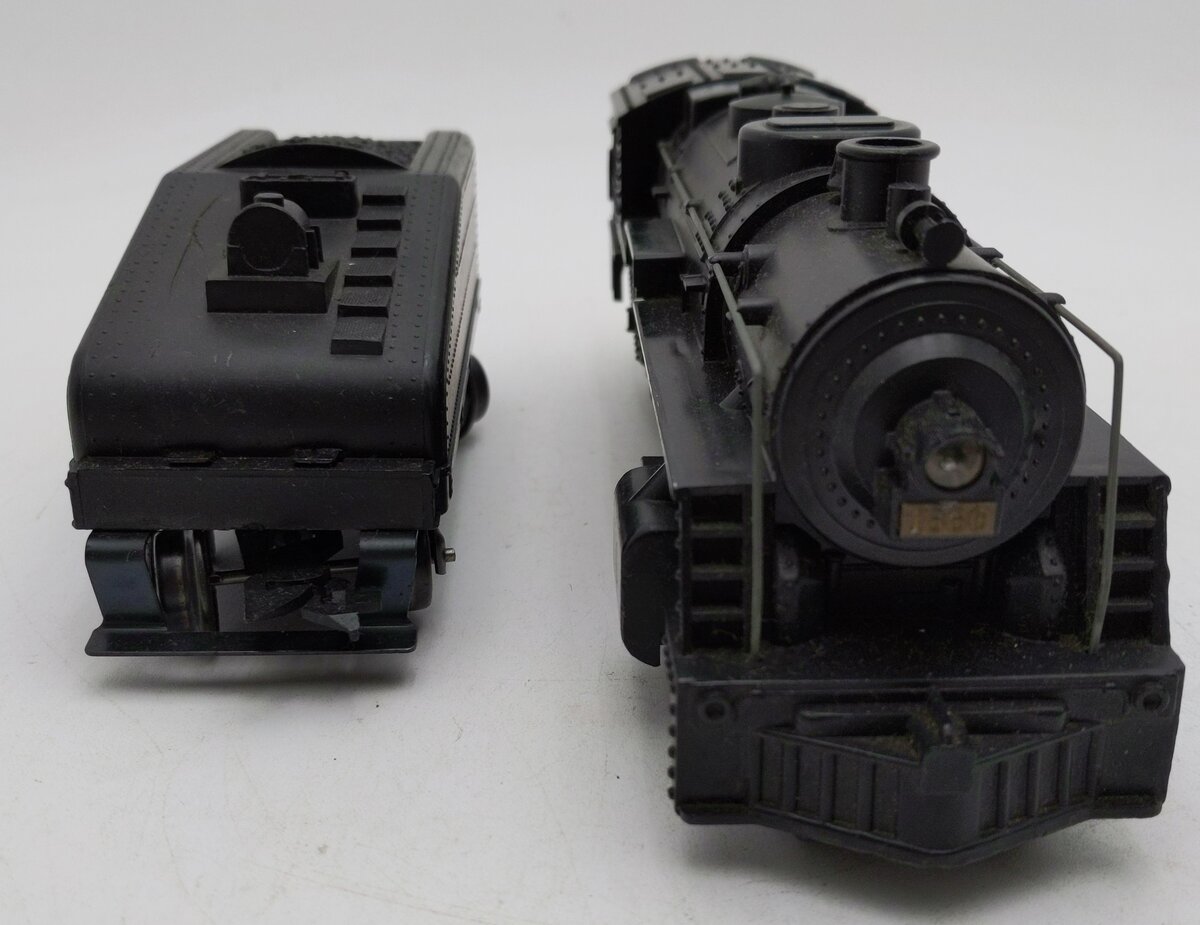 Marx 1666 O Vintage Penn Central 2-4-2 Steam Locomotive & Tender EX