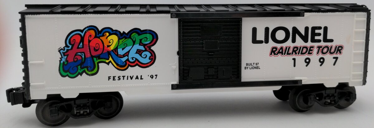 Lionel 6-29225 O Gauge H.O.R.D.E. Music Festival Boxcar #1997 EX/Box
