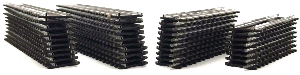 Fleischmann HO Scale Assorted Straight Track [38] VG/Box
