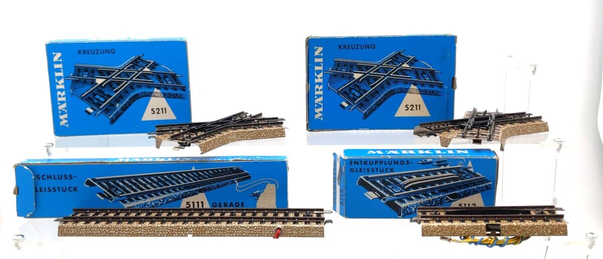 Marklin HO Scale Assorted Track [14] EX