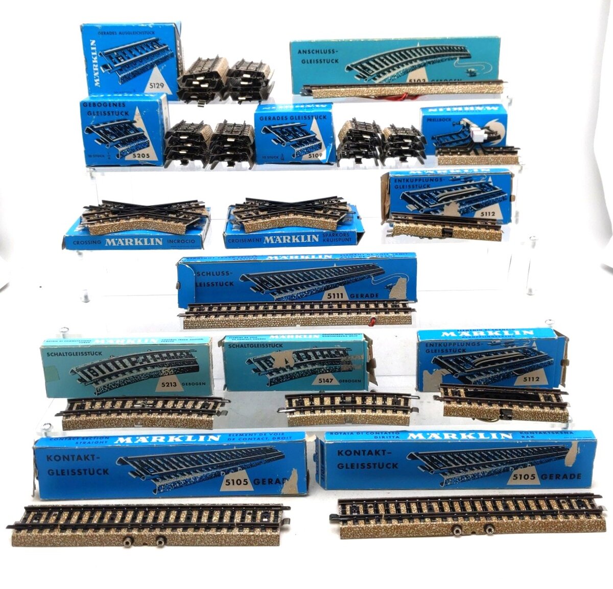 Marklin HO Scale Assorted Track [14] EX