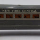 Marx 234 Vintage O New York Central Gray Metal Coach Passenger Car VG