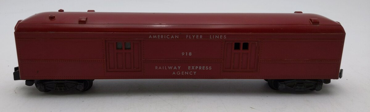 American Flyer 918 Vintage S AFL REA Operating Mail Pick-up Car EX