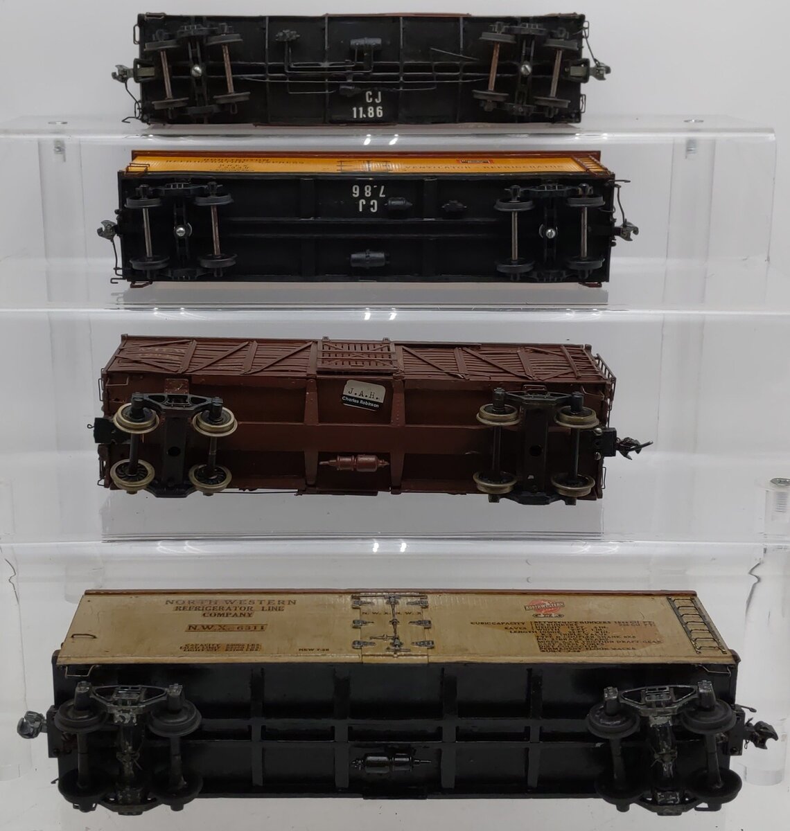 O Scale 2 Rail Custom Freight Cars #6311,75348,71986, 19042 [4] VG