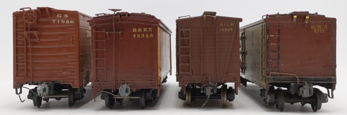 O Scale 2 Rail Custom Freight Cars #6311,75348,71986, 19042 [4] VG