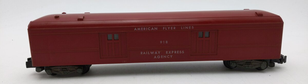 American Flyer 918 Vintage S AFL REA Operating Mail Pick-up Car EX