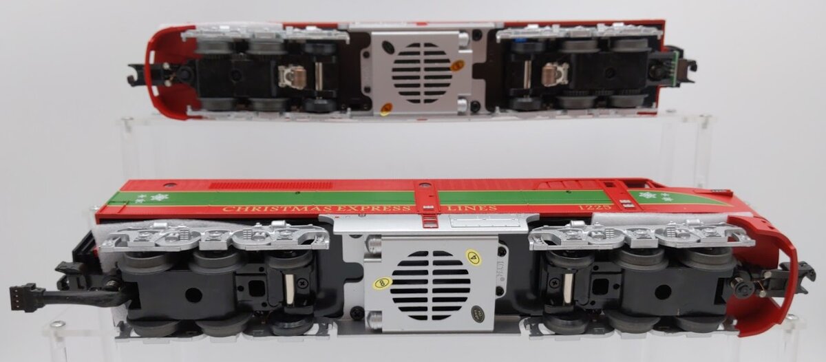 MTH 30-21253-1 O Gauge Christmas Alco PA AA Diesel Engine Set #1225 with PS3 EX/Box