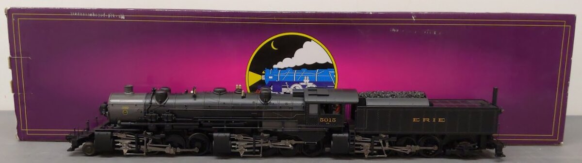 MTH 20-3613-1 O Erie 2-8-8-8-2 Triplex Steam Locomotive & Tender #5015 with PS.3 EX/Box