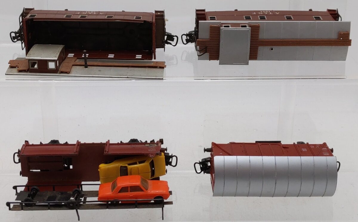 Marklin HO Scale German Federal Railway Assorted Freight Cars [4] VG/Box