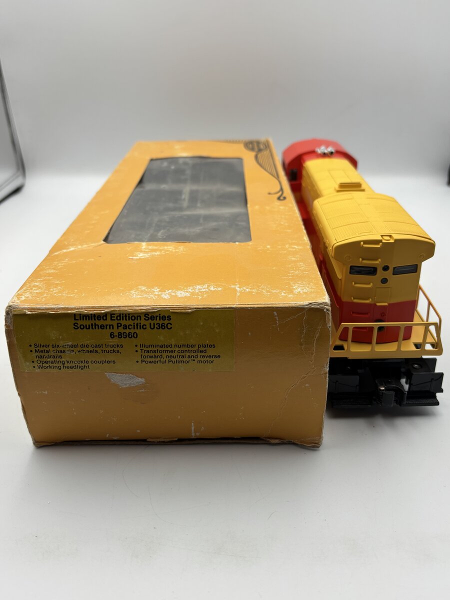 Lionel 6-8960 O Gauge Southern Pacific U36C Diesel Locomotive EX/Box