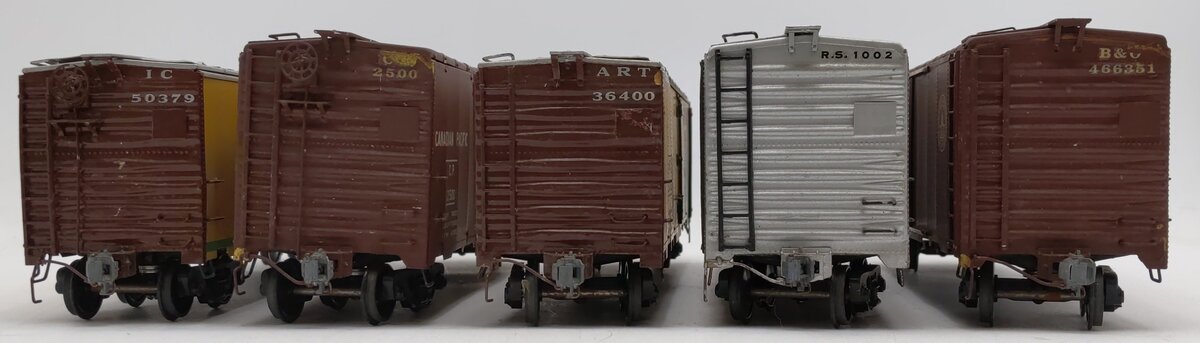 Atlas/Others O Scale 2Rail Custom Freight Cars #50379,2500,36400,466351,1002 [5] VG