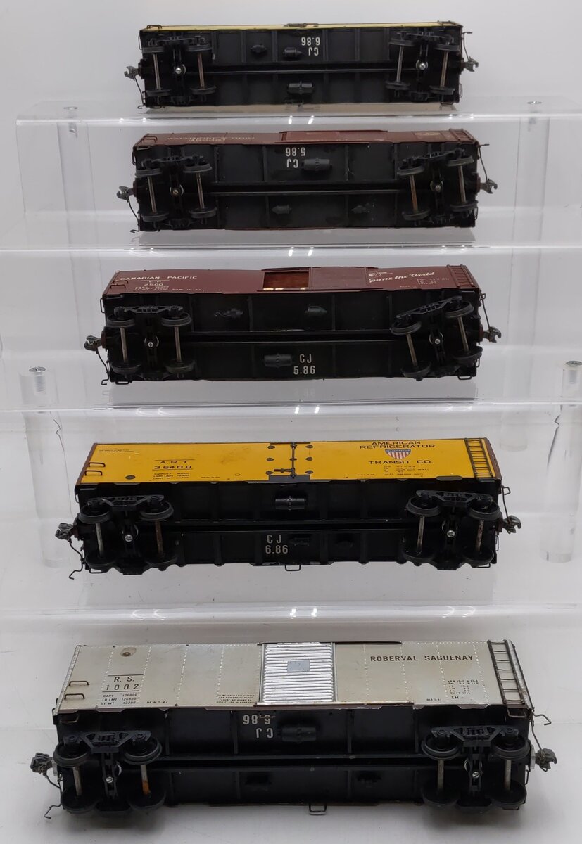 Atlas/Others O Scale 2Rail Custom Freight Cars #50379,2500,36400,466351,1002 [5] VG