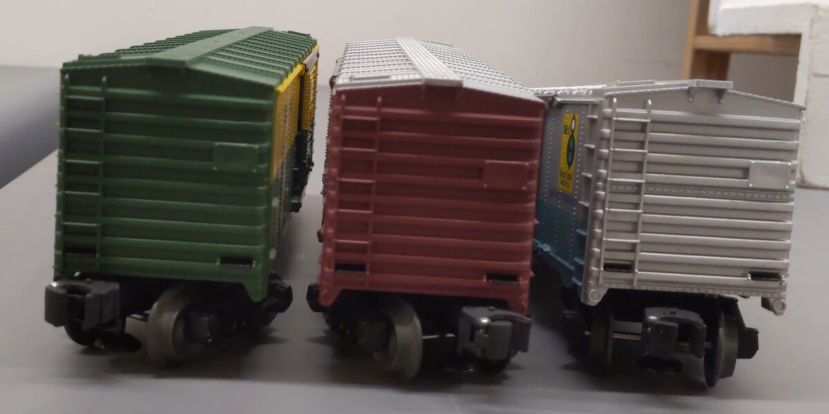 Lionel 6-19276 O Gauge 6464 Boxcar Series V (Set of 3) VG/Box