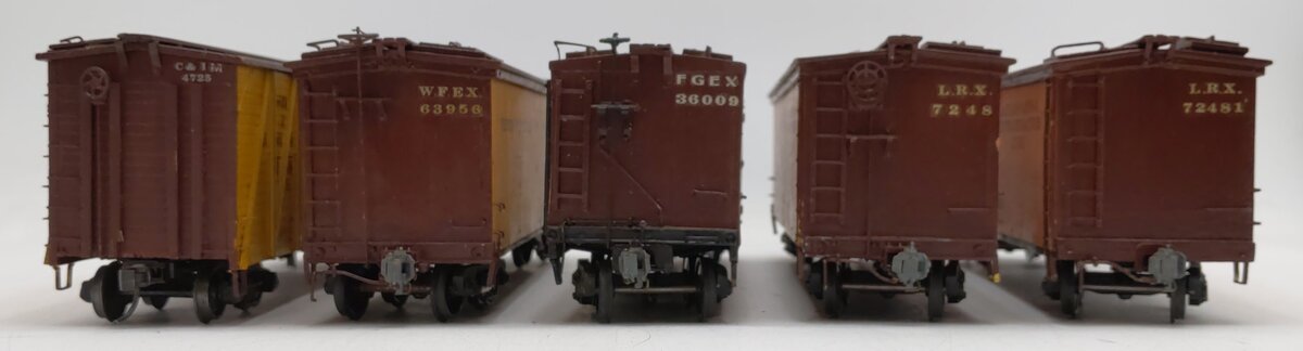 K-Line/Other O Scale 2Rail Custom Freight Cars #72481,7248,63956,36009,4725 [5] VG
