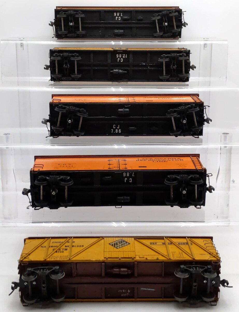 K-Line/Other O Scale 2Rail Custom Freight Cars #72481,7248,63956,36009,4725 [5] VG