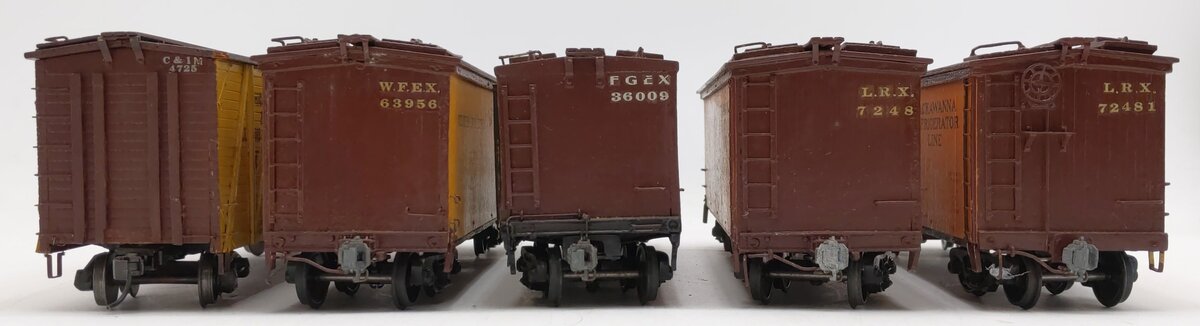 K-Line/Other O Scale 2Rail Custom Freight Cars #72481,7248,63956,36009,4725 [5] VG