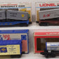 Lionel O Gauge Assorted Freight Cars #9153,7601,9226,9222 EX/Box