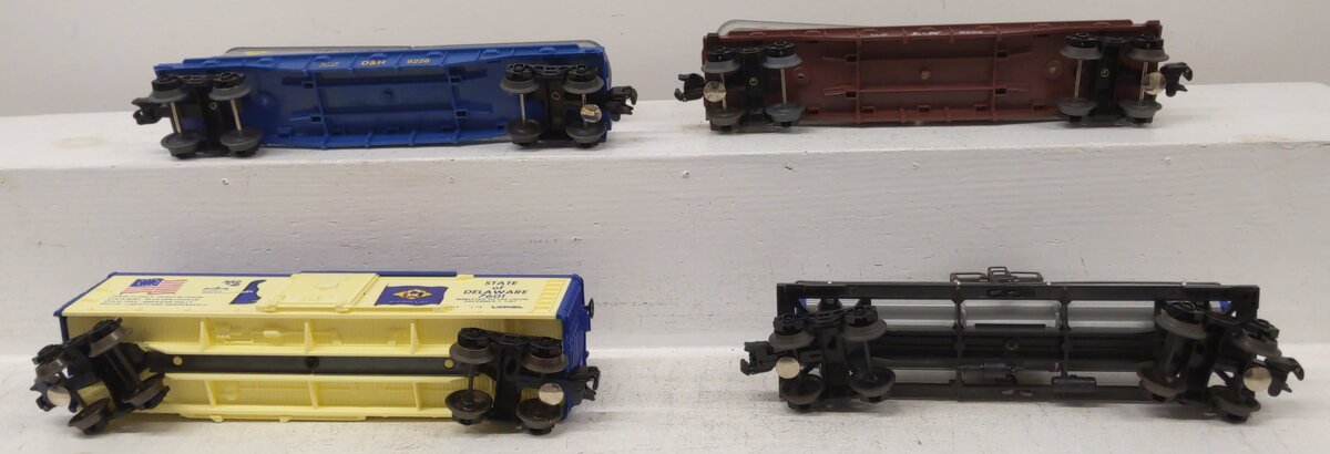 Lionel O Gauge Assorted Freight Cars #9153,7601,9226,9222 EX/Box