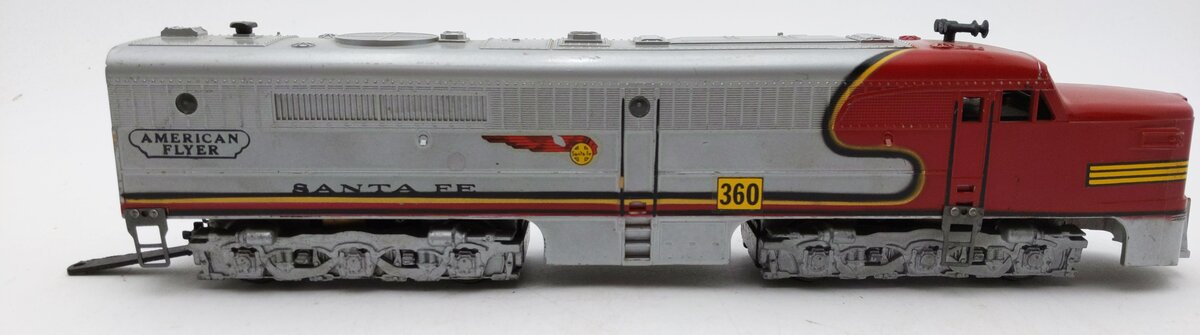 American Flyer 360 Vintage S Santa Fe PA-1 Powered A Diesel Locomotive EX