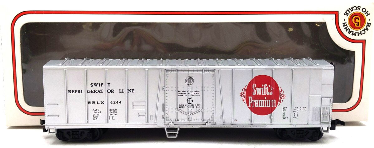 Bachmann 4244 HO Swift Refrigerator Line #4244 LN/Box