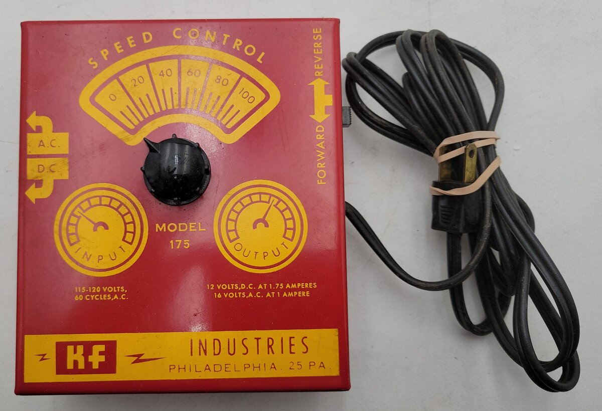 K-F Industries Vintage HO Scale Model 175 Transformer EX/Box