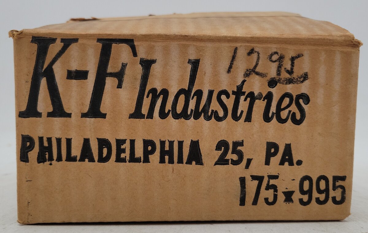 K-F Industries Vintage HO Scale Model 175 Transformer EX/Box