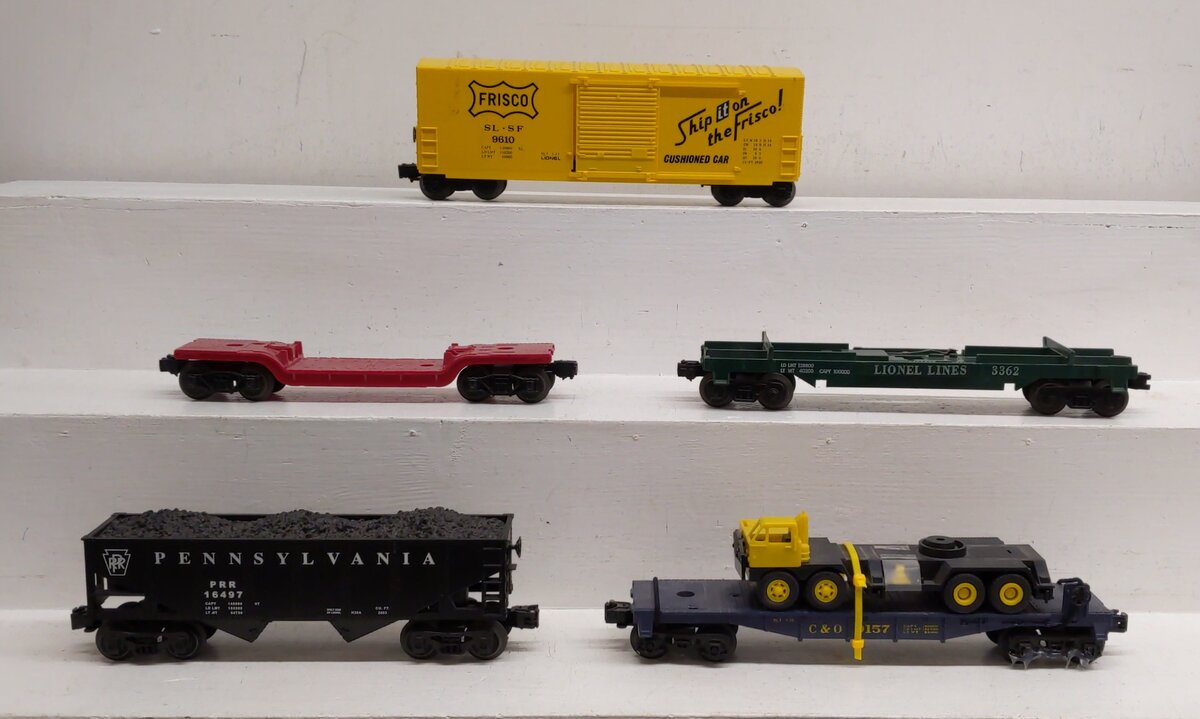 Lionel & Other Assorted O Gauge Freight Cars [5] EX